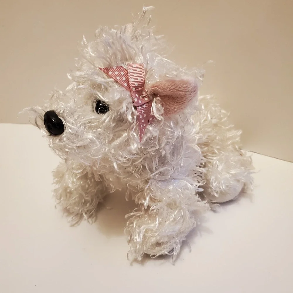 White‎ Terrier Dog GANZ Webkinz Plush 9